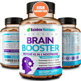 Rainbow Nutrients Nootropic Brain support 41 in 1 Supplement bottle front view