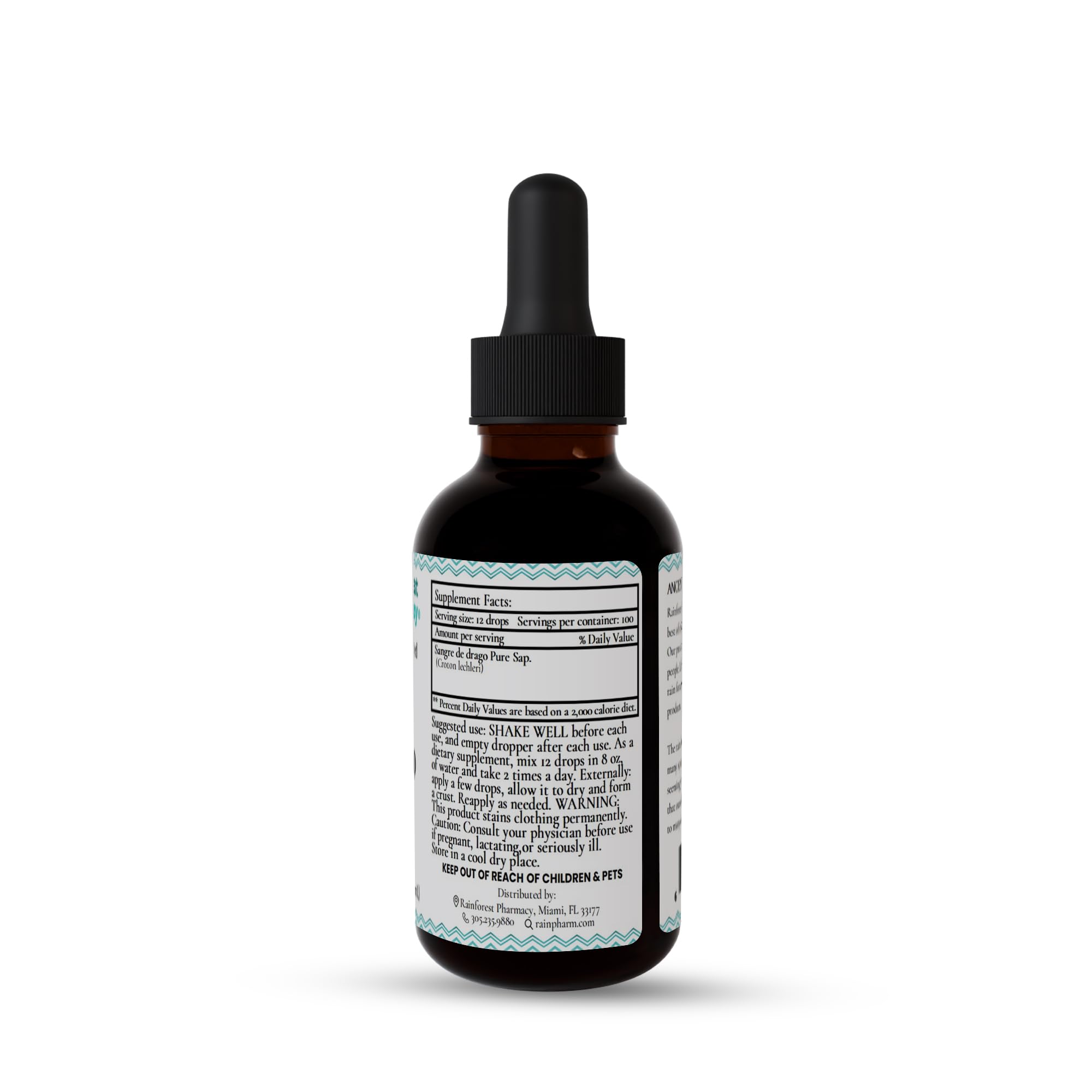 Rainforest Pharmacy Sangre de Drago sap dropper close-up