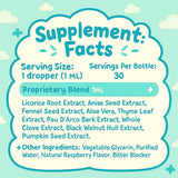 Raipult Herbal Blend Tincture raspberry flavour label