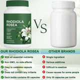 Raipult Rhodiola Rosea Capsules 500mg side view