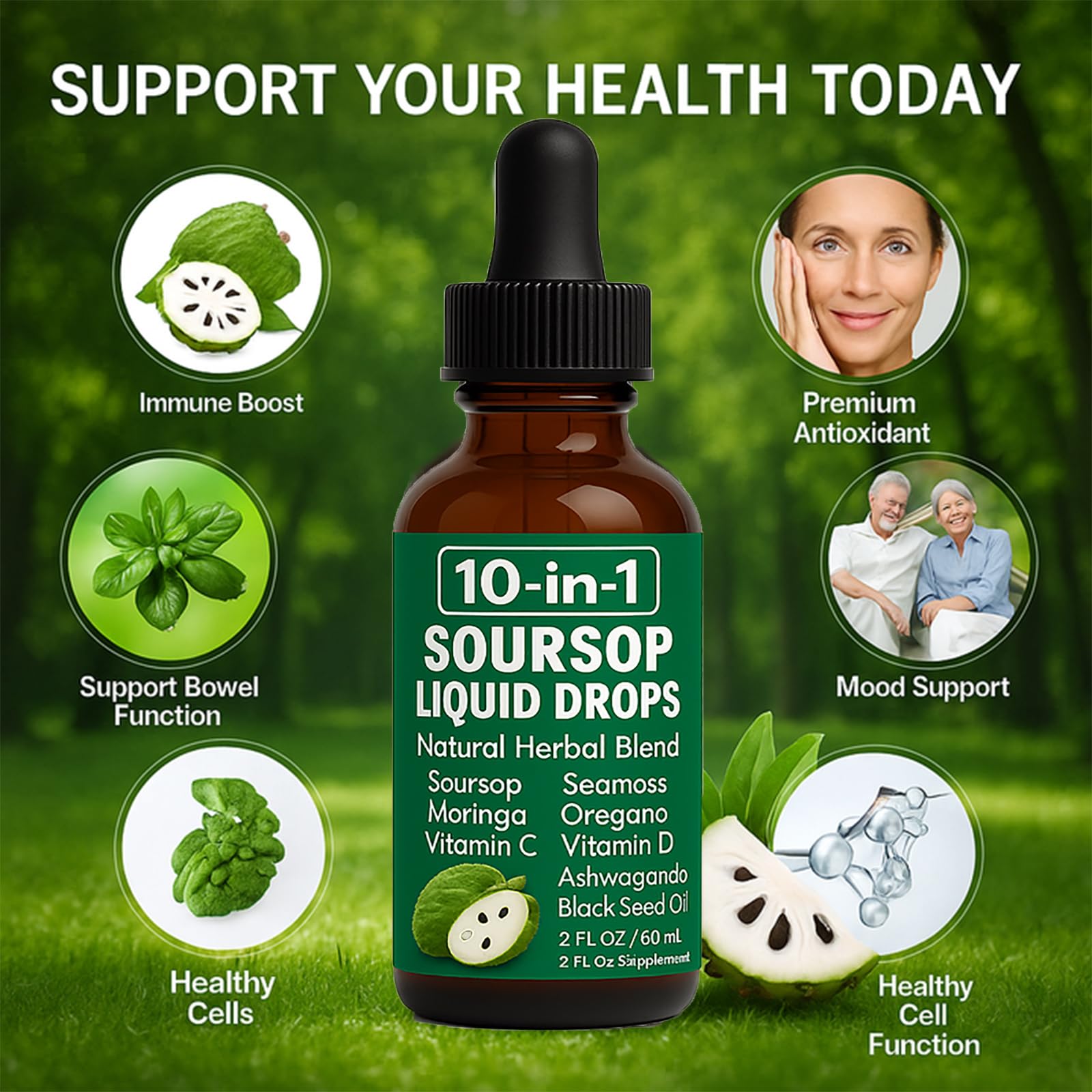 Raipult Soursop Extract Drops 60ml lifestyle scene