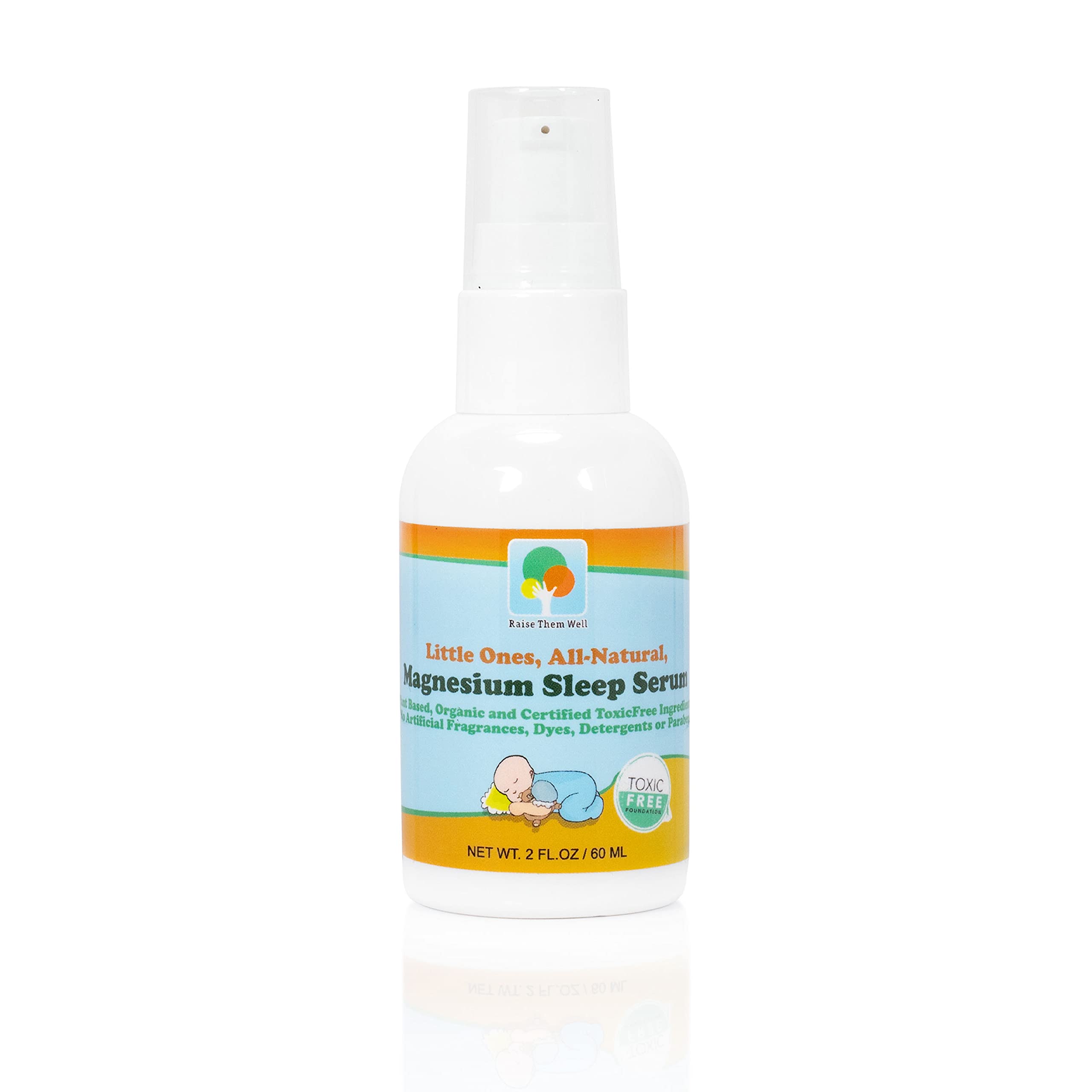 Raise Them Well Infant Magnesium Sleep Serum 2 oz front view