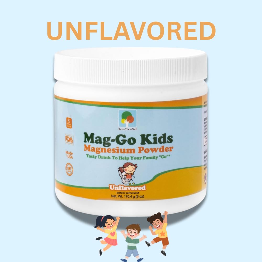 Raise Them Well Magnesium Powder 170g side view