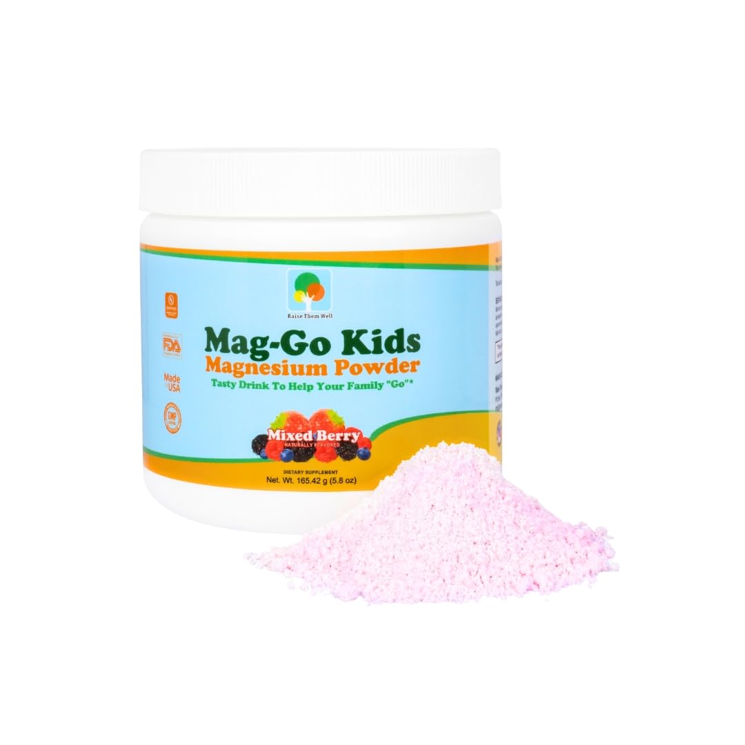 Raise Them Well Magnesium Powder front view packaging