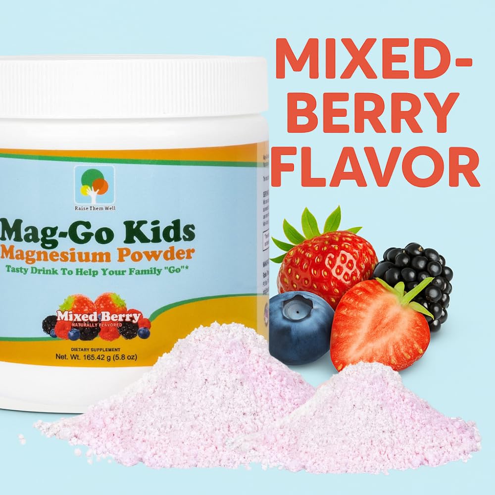 Raise Them Well Magnesium Powder unflavoured option