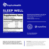 RAPHA HEALTH Sleep Well capsule in hand