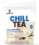 Rapid Fire Chill Tea box front view with 14 tea bags