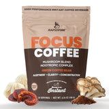 Rapid Fire Focus Coffee 190g front view with packaging