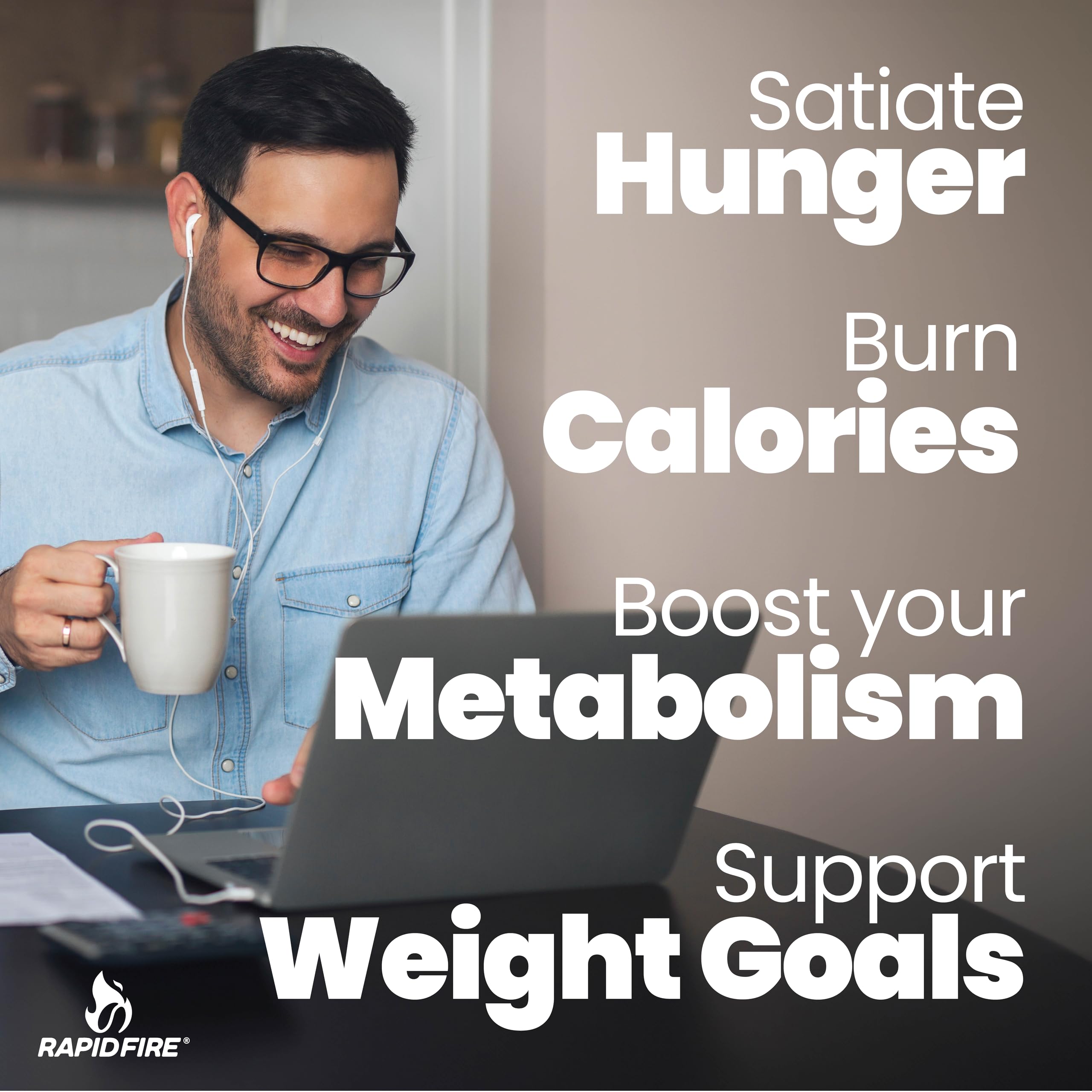 Rapid Fire Keto Coffee Pods Caramel Macchiato brewed cup