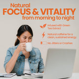 Rapid Fire Slim Tea Mango 35g preparation in a cup