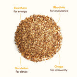 Rasa Koffee prepared drink with a sprinkle of cinnamon