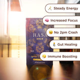 Rasa Mushroom Powder packaging with nutritional information