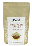 Raslok Pure Safed Musli Powder front view packaging