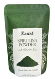 Raslok Pure Spirulina Powder front view packaging