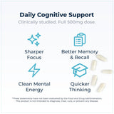 Rational Nutrition Choline Supplement capsules on a wooden surface