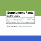 Rational Nutrition Magnesium Bisglycinate Chelate 200mg capsule close-up