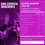Rave Repeat Pre-Rave Supplements with rave accessories