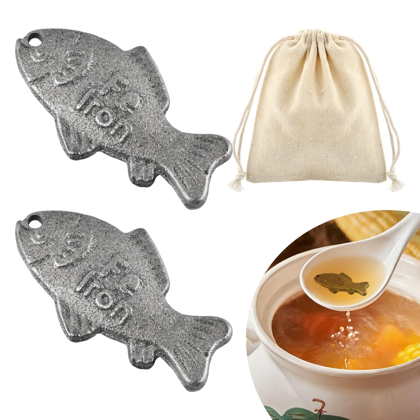 Ravionell Iron Fish Cooking Tool front view