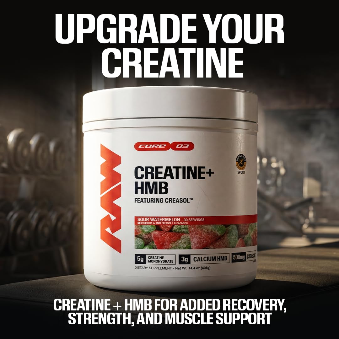 RAW Champion Mentality Creatine Plus 499g mixing with water