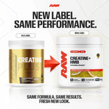 RAW Champion Mentality Creatine Plus 499g powder scoop