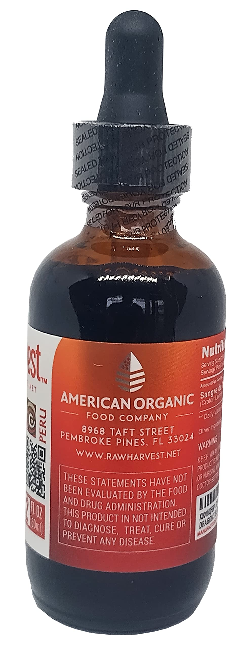 Raw Garden Sangre de Grado Herbal Supplement packaging