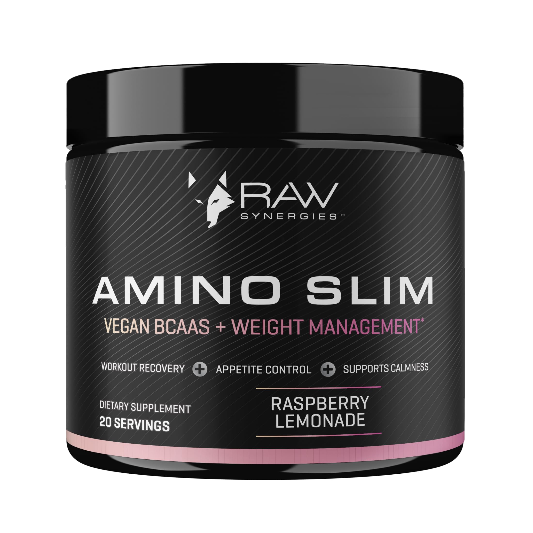 RAW Synergies Amino Slim Women's Health Supplement 132g front view