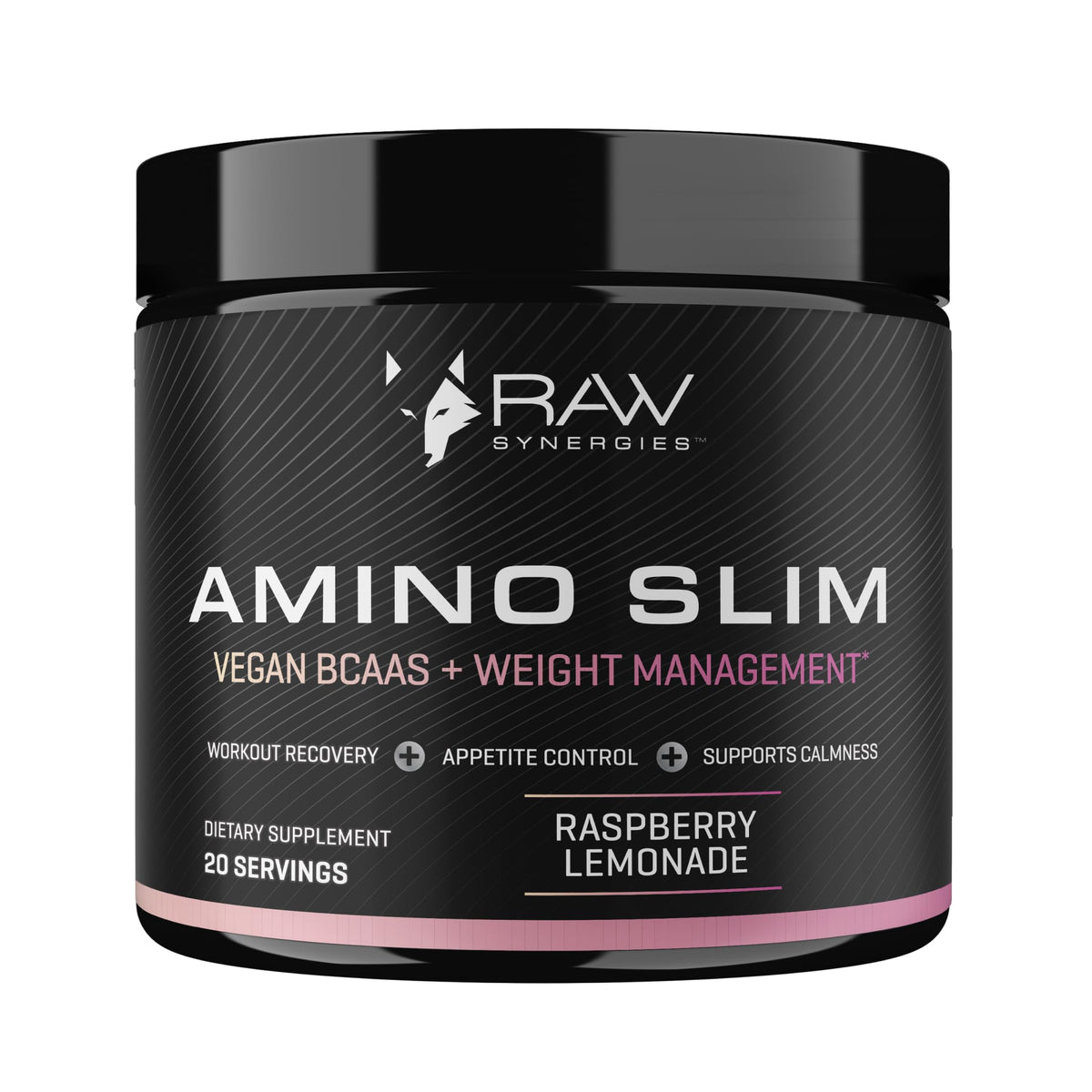RAW Synergies Amino Slim Women's Health Supplement 132g front view