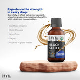 RAWYA Black Seed Oil 230g bottle back view