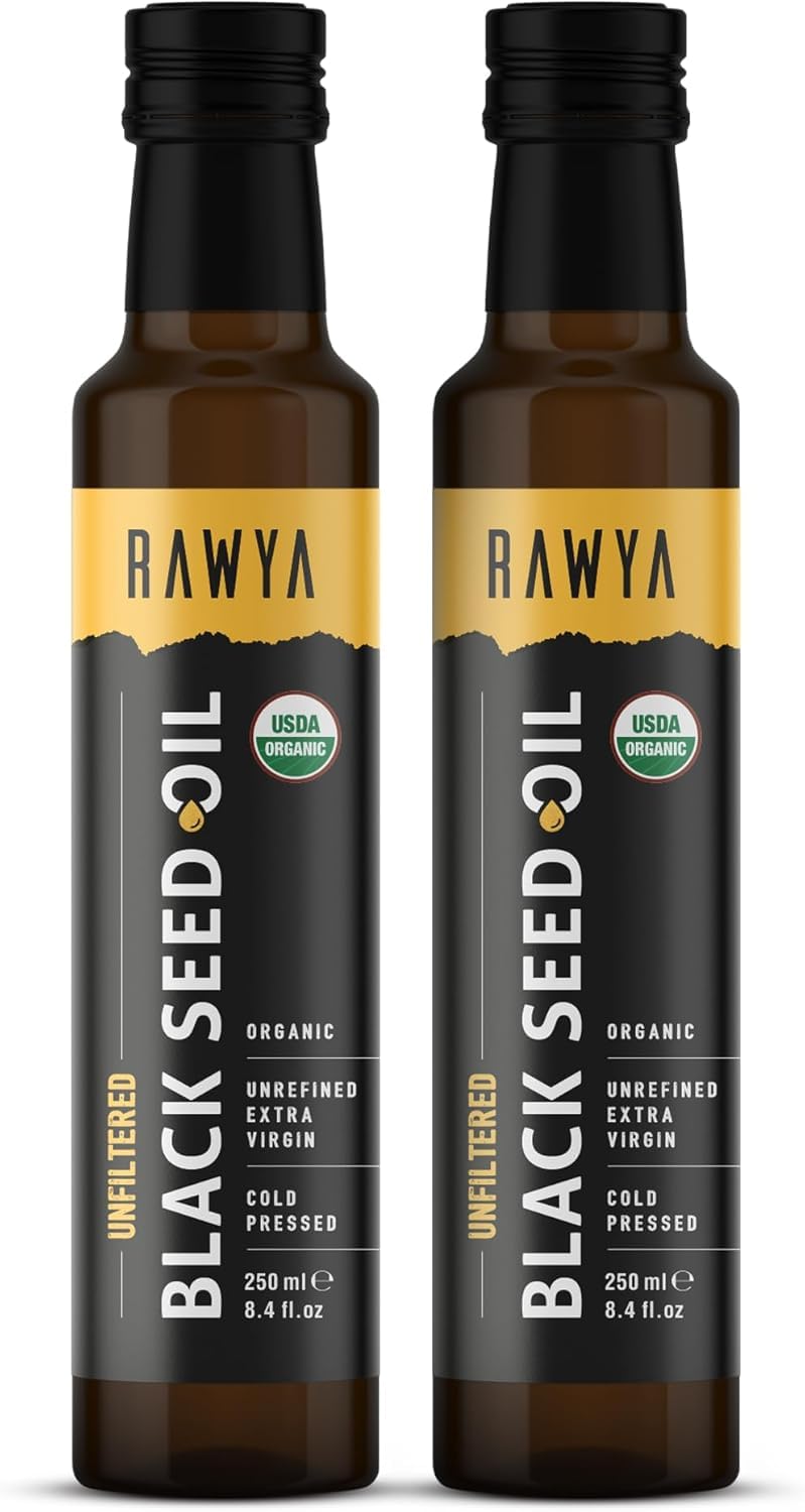 RAWYA Black Seed Oil 8.4 Fl Oz front view