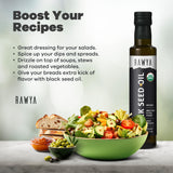 RAWYA Black Seed Oil label close-up