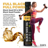 RAWYA Black Seed Oil packaging details