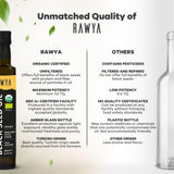 RAWYA Black Seed Oil unfiltered and USDA Organic certification