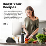 RAWYA Black Seed Oil with fresh ingredients