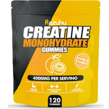 Razuhu Creatine Monohydrate Gummies displayed with workout gear