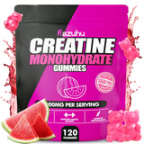 Razuhu Creatine Monohydrate Gummies front view with watermelon flavour