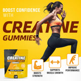 Razuhu Creatine Monohydrate Gummies in hand
