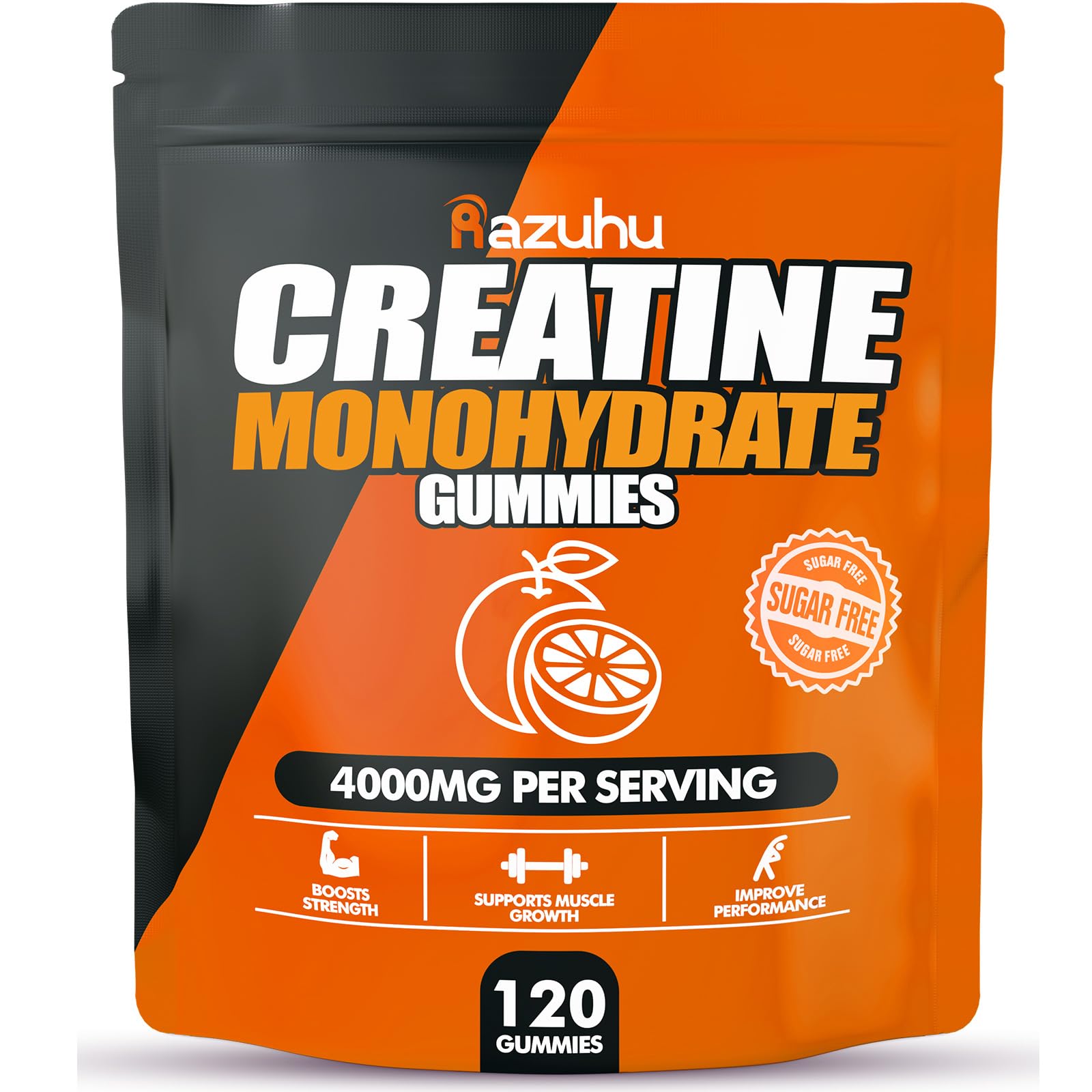 Razuhu Creatine Monohydrate Gummies side view