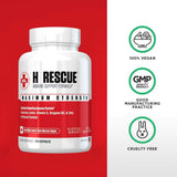 Re+Gen Nutrition H Rescue daily wellness Support Formula capsules with measuring spoon
