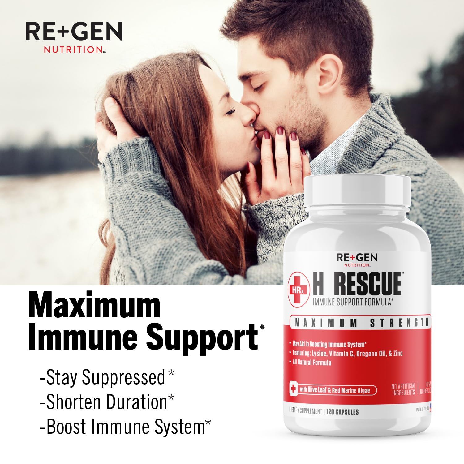 Re+Gen Nutrition H Rescue daily wellness Support Formula ingredients list