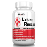 Re+Gen Nutrition L-Lysine Rescue daily wellness Supplement 90 capsules front view