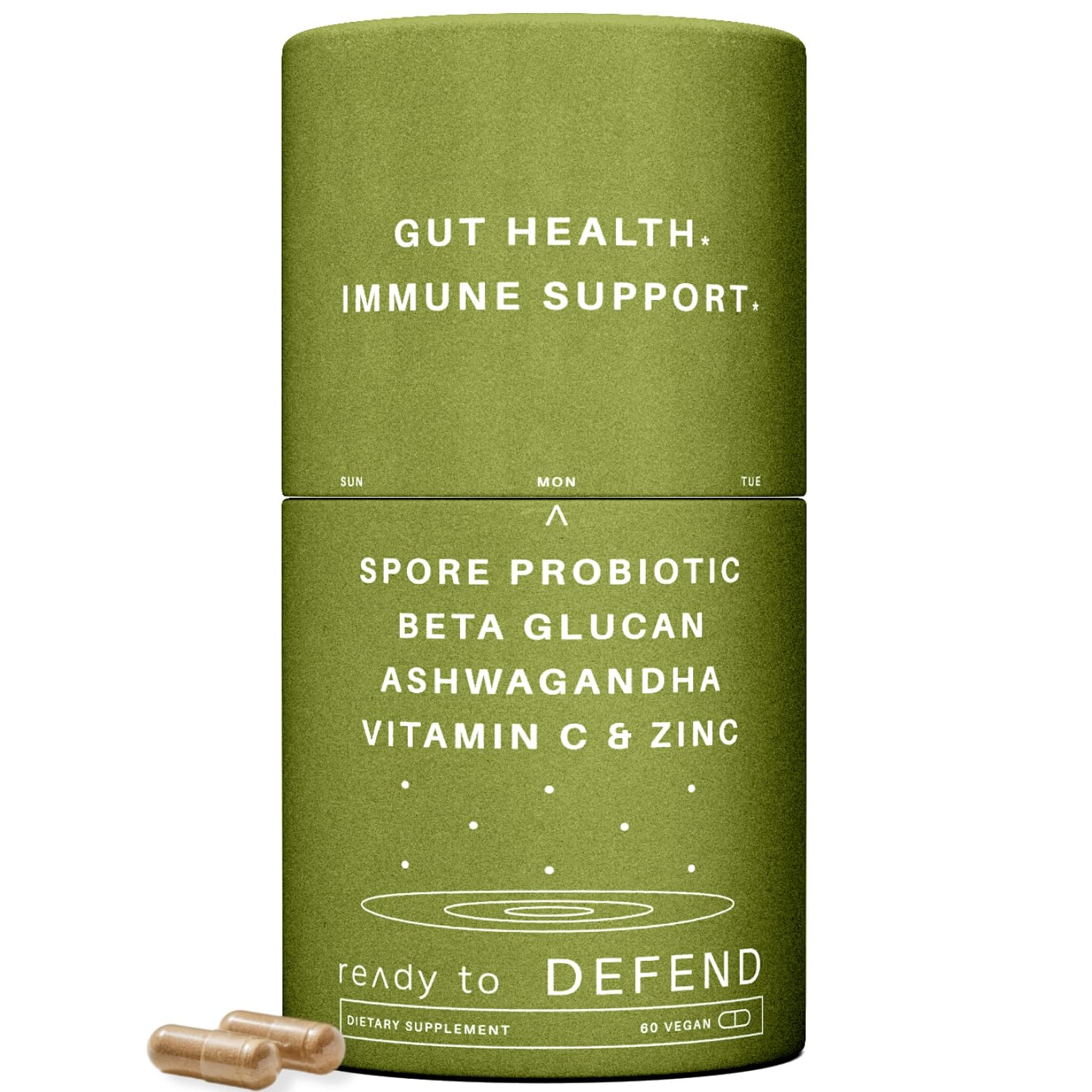 Ready To Daily daily wellness Support Probiotic Capsules 60 Count front view