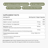 Ready To Daily daily wellness Support Probiotic Capsules 60 Count with a glass of water