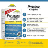 Real Health Saw Palmetto Prostate Health Supplement back view