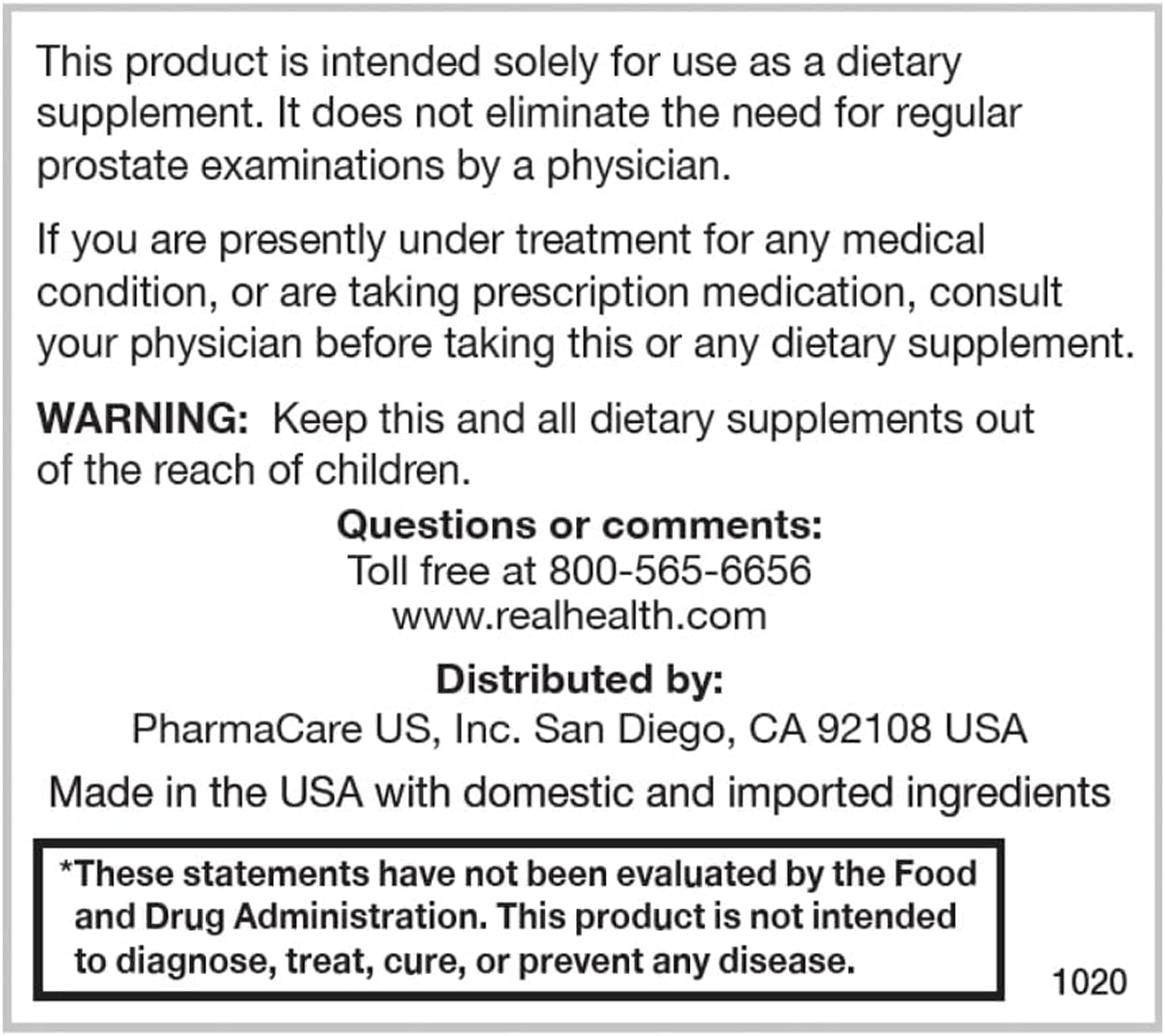 Real Health Saw Palmetto Prostate Health Supplement lifestyle scene
