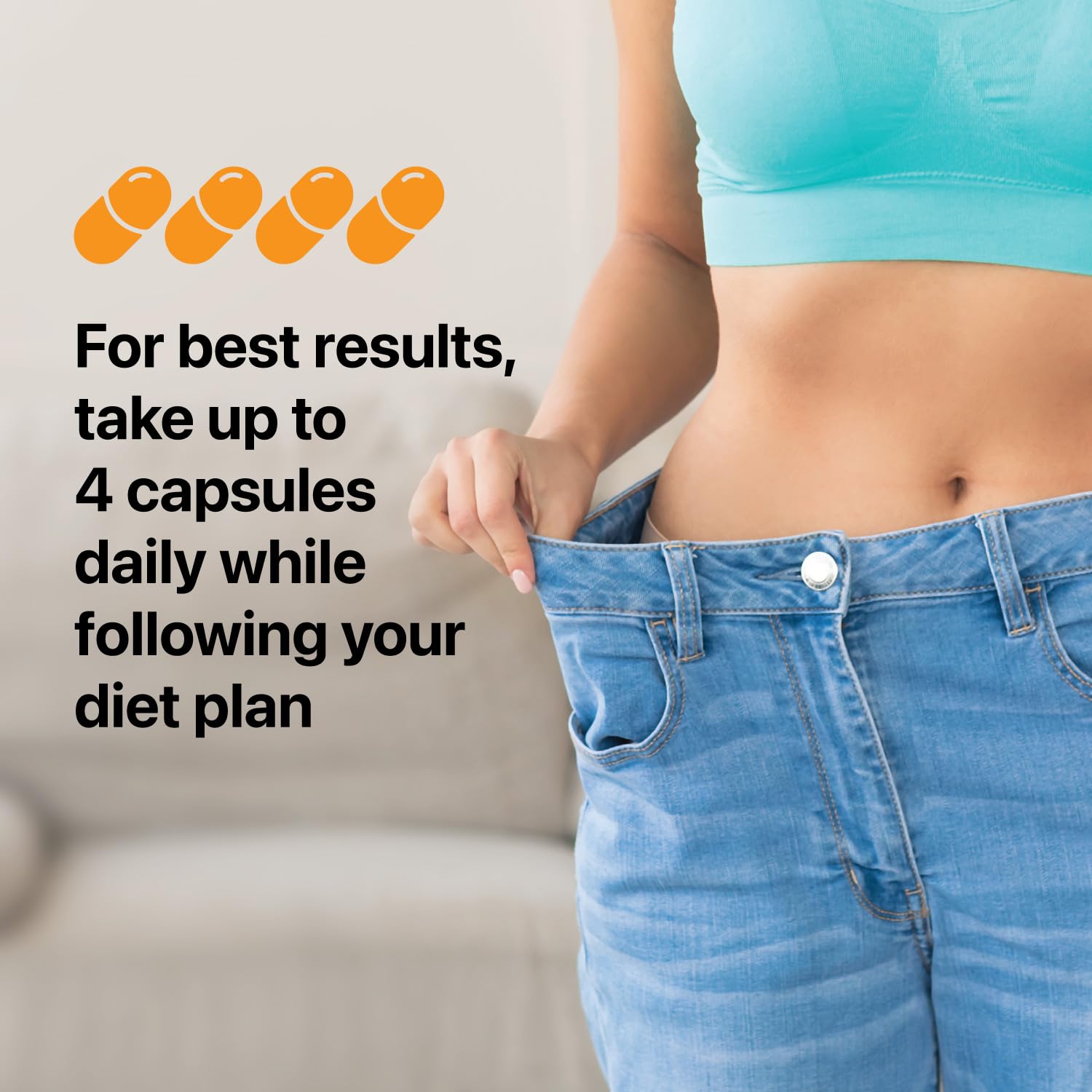 Real Ketones Belly Fat Burner Capsules with other health supplements