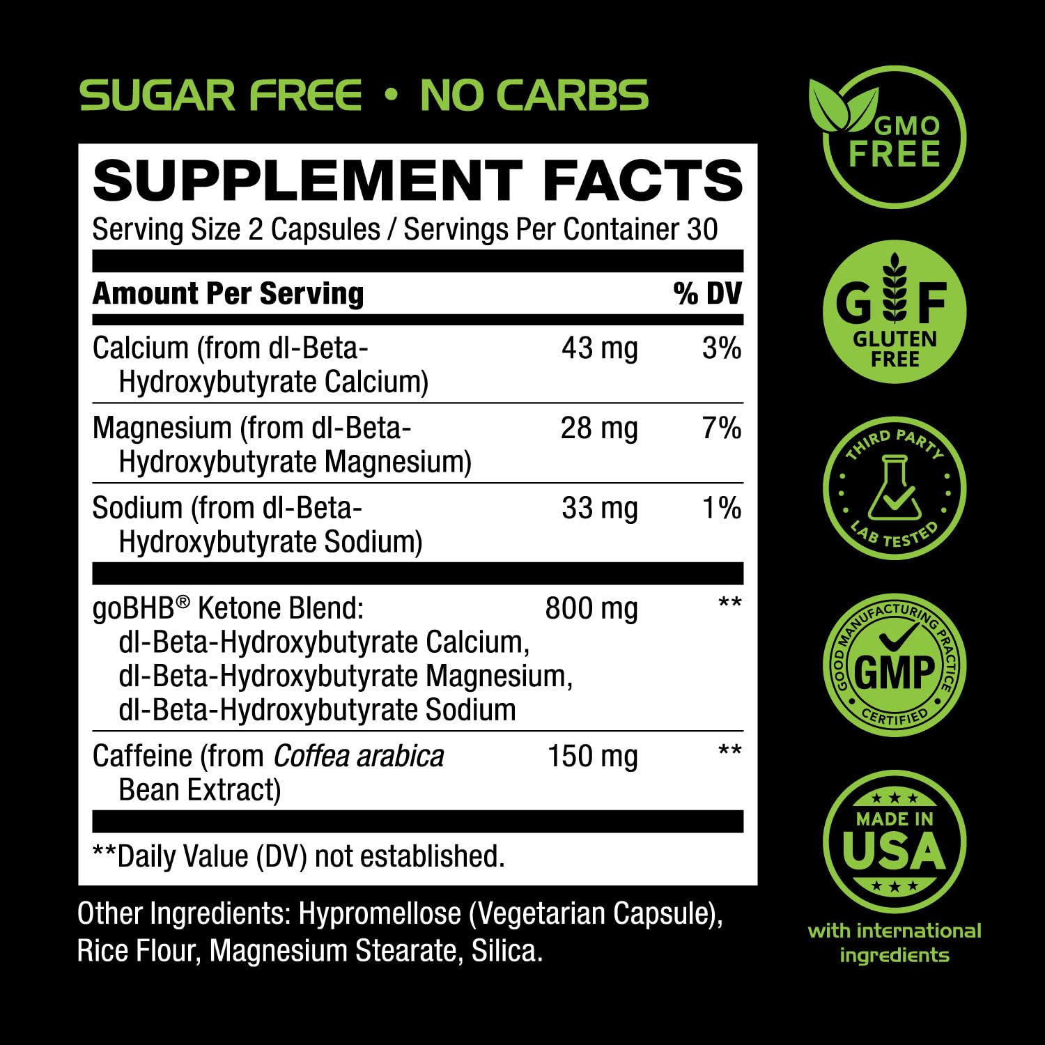 Real Ketones Keto BHB Capsules close-up