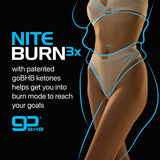 Real Ketones Nighttime Keto BHB Capsules side view with label