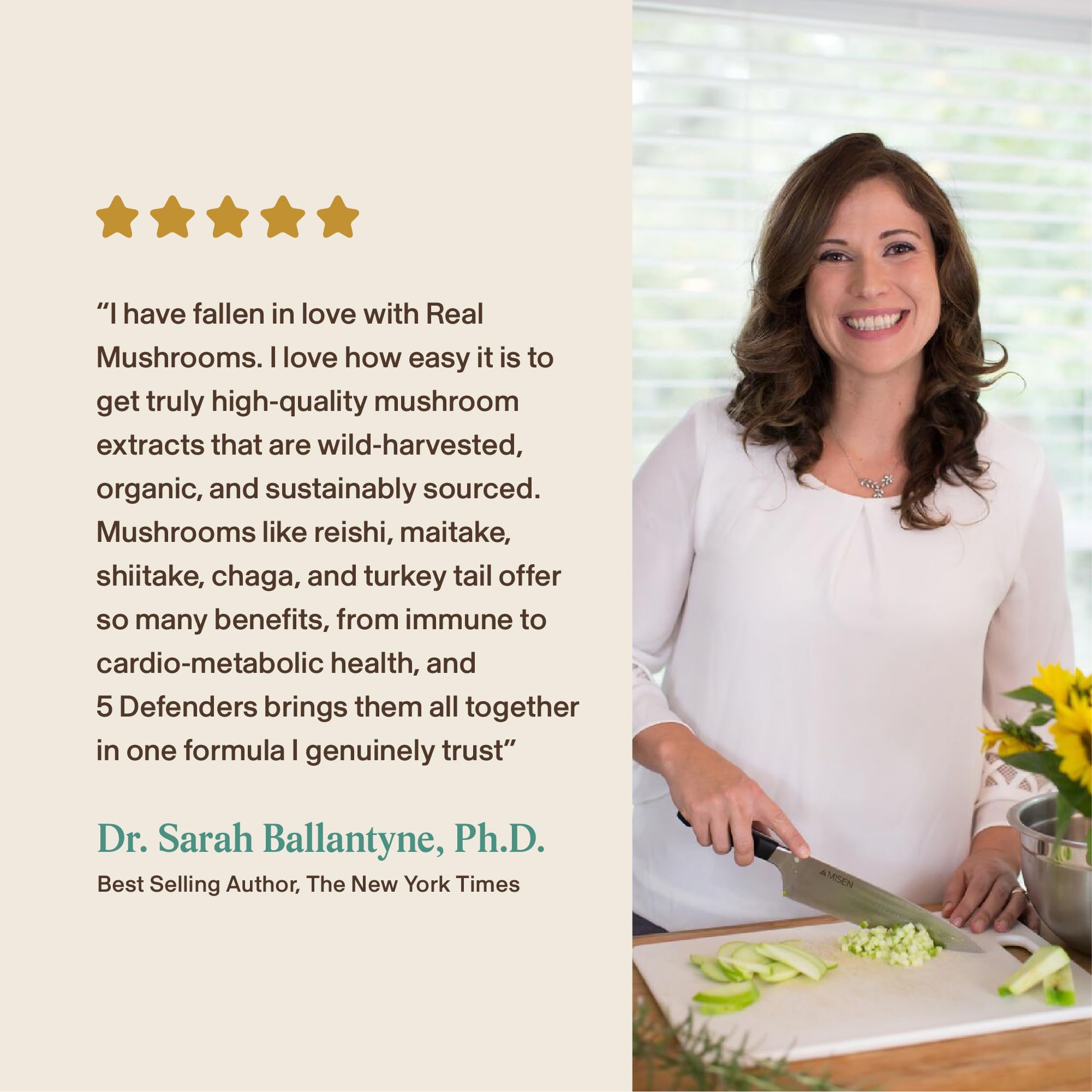 Real Mushrooms 5-in-1 Mushroom Complex ingredients list