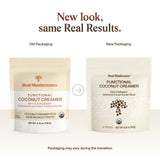 Real Mushrooms Coconut Creamer packaging side view
