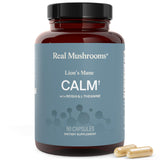 Real Mushrooms Lion’s Mane Calm supplement bottle front view